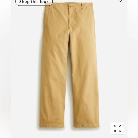 J Crew Sailor Heritage Chino Pants Honey Brown size 25 NWT - Picture 11 of 11